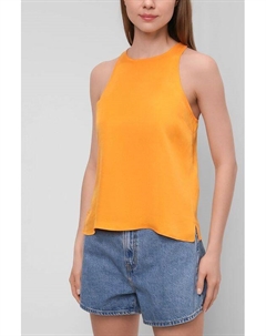 Однотонный топ из вискозы Calvin klein