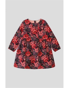 Хлопковое платье с принтом Dpam