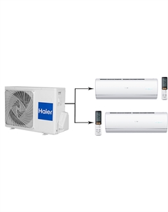 Мульти сплит-система на 2 комнаты Haier