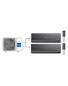 Мульти сплит-система на 2 комнаты Haier