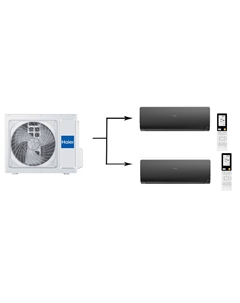 Мульти сплит-система на 2 комнаты Haier