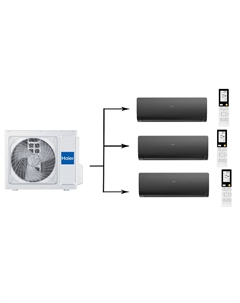 Мульти сплит-система на 3 комнаты Haier