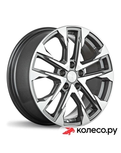 Литой диск Атакор 7x17/5*108 D65.1 ET42 алмаз графит Скад