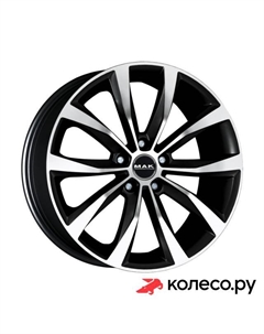 Литой диск Wolf 7.5x17/5*112 D57.1 ET47 Black Mirror Mak