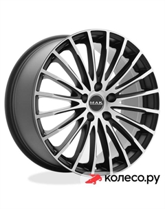 Литой диск Starlight 7.5x17/5*112 D66.6 ET30 Ice Black Mak