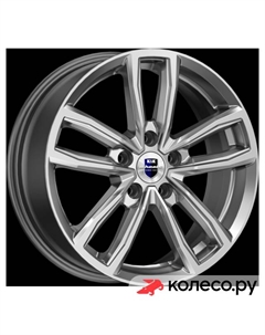 Литой диск Каланг (КС1086) 6.5x17/5*112 D66.6 ET43 Дарк платинум Кик