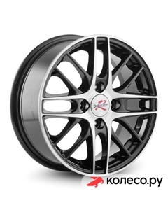 Литой диск R004 5.5x14/4*98 D58.6 ET35 BK/FP X`trike rst