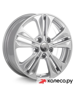 Литой диск Skoda Octavia (КС778) 6x16/5*112 D57.1 ET48 Silver Кик