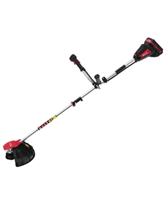 Триммер аккумуляторный бесщёточный P.I.T. PTR20H-380B/1, 20 В+20 В, Ø255/380 мм, верхний двигатель, 2 акб 4 Ач, ЗУ P.i.t.