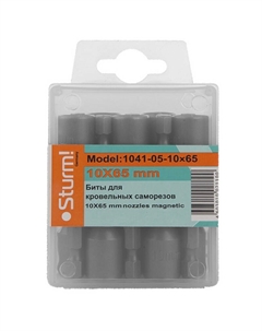 Бита для кровельных саморезов 1041-05-10x65, 10 предметов Sturm!