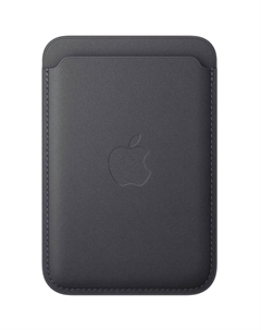 Чехол-бумажник Apple для iPhone FineWoven Wallet MagSafe чёрный