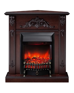 Камин Anita Corner STD/EUG AO + Fobos BL Realflame