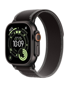 Смарт-часы Apple Watch Ultra 3 49 мм Black, M/L ремешок чёрный Trail Loop