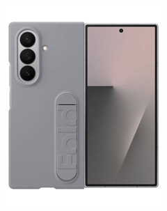 Чехол Samsung Silicone Case для Galaxy Z Fold 7 серый