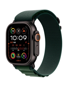 Смарт-часы Apple Watch Ultra 2 49 мм Black Titanium M/L зелёный Alpine