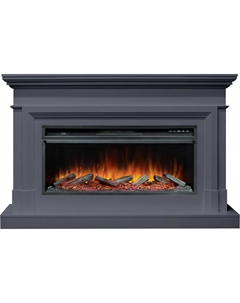 Камин Coventry (Серый графит) + Vision 42 LOG LED Royal flame