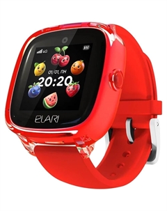 Детские смарт-часы Elari KidPhone Fresh 4G красный