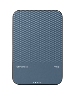 Внешний аккумулятор Native Union Classic Magnetic 5000 мАч синий (PB-5KMS-NAV) Native union