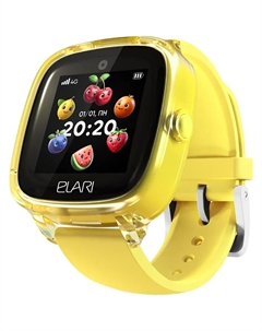 Детские смарт-часы Elari KidPhone Fresh 4G жёлтый