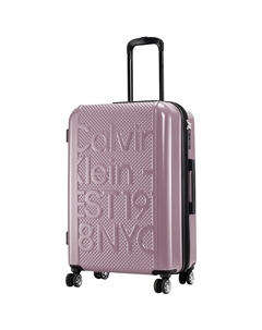 Чемодан Est. In NYC M серо-розовый Calvin klein