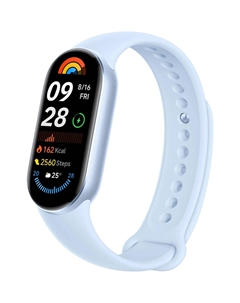 Фитнес-браслет Xiaomi Smart Band 9 голубой (BHR8346GL)