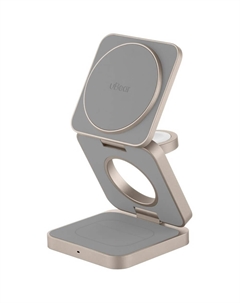 Беспроводное зарядное устройство uBear Balance 3 in 1 (WL09TN31-ADM) титан Ubear