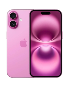 Смартфон Apple iPhone 16 128 ГБ розовый