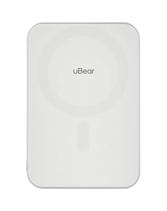Внешний аккумулятор uBear Slide Magnetic 5000 мАч белый (PB19WH5000-PDM) Ubear