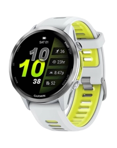 Смарт-часы Garmin Forerunner 970 Titanium Whitestone/Translucent Amp Yellow Band (010-02969-11)