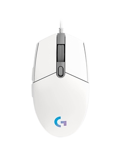 Компьютерная мышь Logitech G102 Lightsync белый (910-005824)