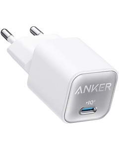 Зарядное устройство Anker 511 Nano 3 30W (A2147G21), белый