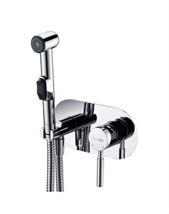 Смеситель с гигиеническим душем встраиваемый WasserKraft Main со скрытой частью в комплекте хром (4138) Wasserkraft