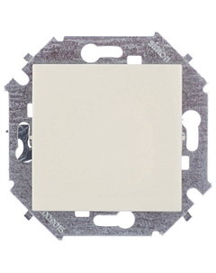 Выключатель 15 одноклавишный встраиваемый слоновая кость (1591101-031) Simon