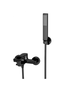 Смеситель для ванны WasserKraft Glan черный однорычажный с коротким изливом с лейкой (6601) Wasserkraft