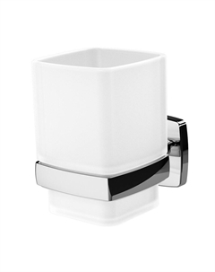 Стакан для ванной AM.PM Gem с держателем стекло матовый/металл хром (A9034300) Am.pm.