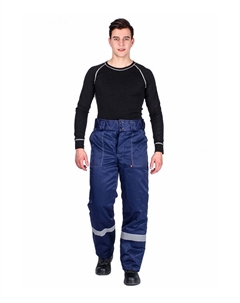 Брюки рабочие утепленные Экспертный-Люкс 48-50 рост 170-176 см синие Delta plus