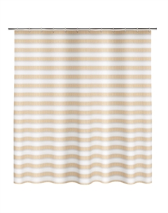 Штора для ванны Fora Spiral 1800х1800 мм полиэстер белая/бежевая (FOR-SPL201)