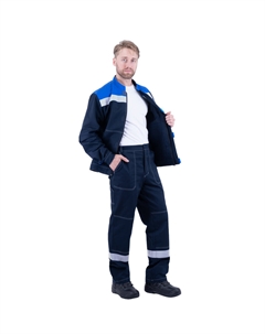 Костюм мужской рабочий Рационализатор 52-54 рост 170-176 см синий Гк спецобъединение