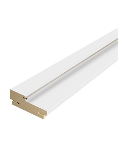 Коробка дверная телескопическая Fly 62 74х30х2100 мм ПВХ эмалит белая с петлями (2,5 шт.) Velldoris