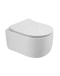 Унитаз подвесной BelBagno Soft-Tor безободковый с сиденьем дюропласт микролифт смыв торнадо (BB084CH-TOR/BB2034SC) Belbagno