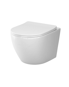 Унитаз подвесной AM.PM Like безободковый с сиденьем дюропласт микролифт (C801900SC) Am.pm.