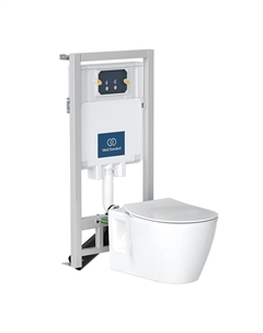 Комплект инсталляции Ideal Standard с унитазом Prosys Connect и сиденьем дюропласт микролифт (PK2180001) Ideal standard