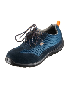 Полуботинки мужские замша/полиэстер с защитным подноском размер 41 черный/серый Como (COMOSPBL41) Delta plus