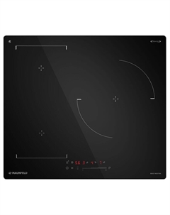 Варочная панель индукционная Maunfeld CVI593SBBK Inverter 3 конфорки черная