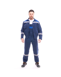 Костюм рабочий Енисей 56-58 рост 182-188 см темно-синий Sprut