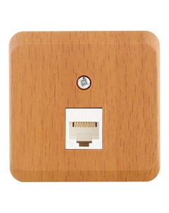 Розетка компьютерная Этюд накладная бук (KOMA-001T) Systeme electric