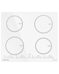 Варочная панель индукционная Maunfeld CVI594SWH Inverter 4 конфорки белая