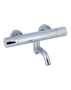 Смеситель для ванны Damixa Scandinavian Pure хром термостатический с коротким изливом без лейки (363000000)