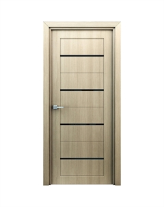Дверь межкомнатная Орион 800х2000 мм финишпленка капучино с декоративной вставкой Sd