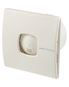 Вентилятор осевой Silentis 10Т с таймером 140х140 мм d100 мм слоновая кость Cata